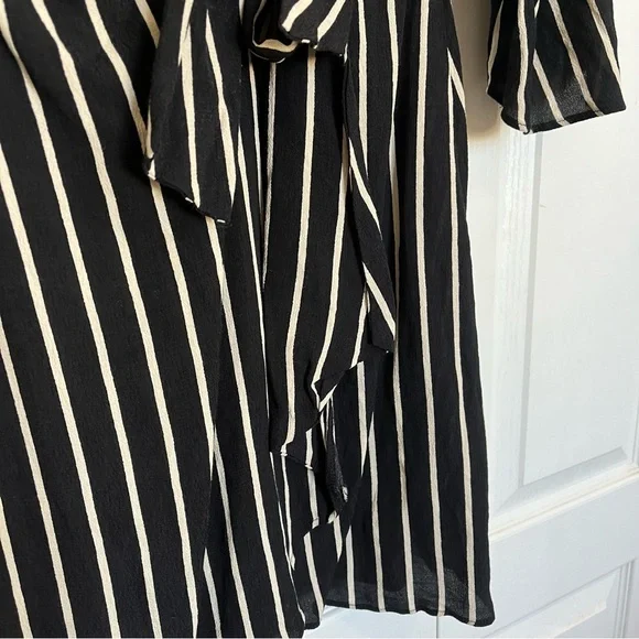Top Shop MIDI Stripped Dress Size 4 - Picture 4 of 9
